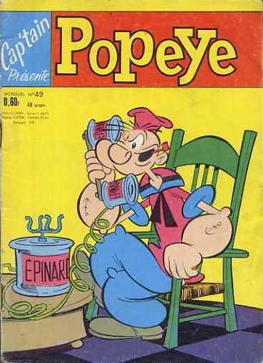 Scan de la Couverture Cap'tain Popeye n 49